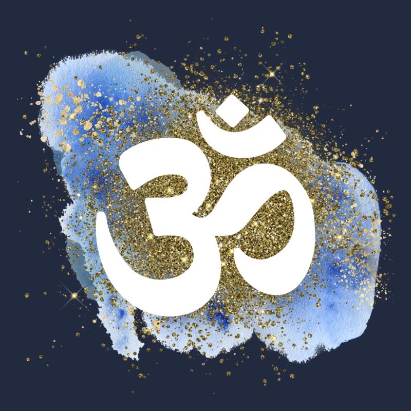 om zeichen gold wasser elemente chakra