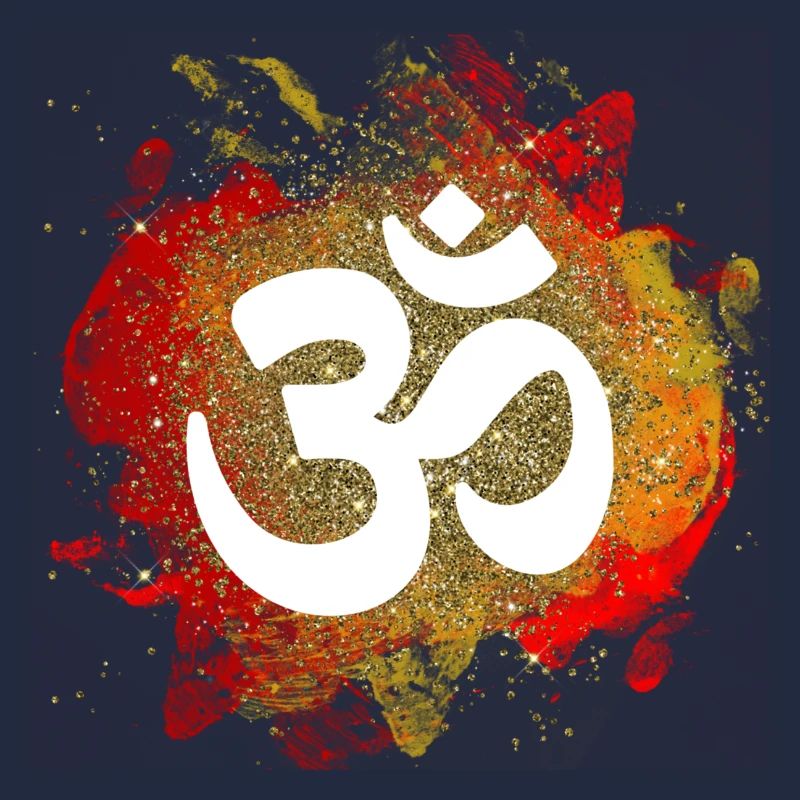 om zeichen gold feuer elemente liebe mantra
