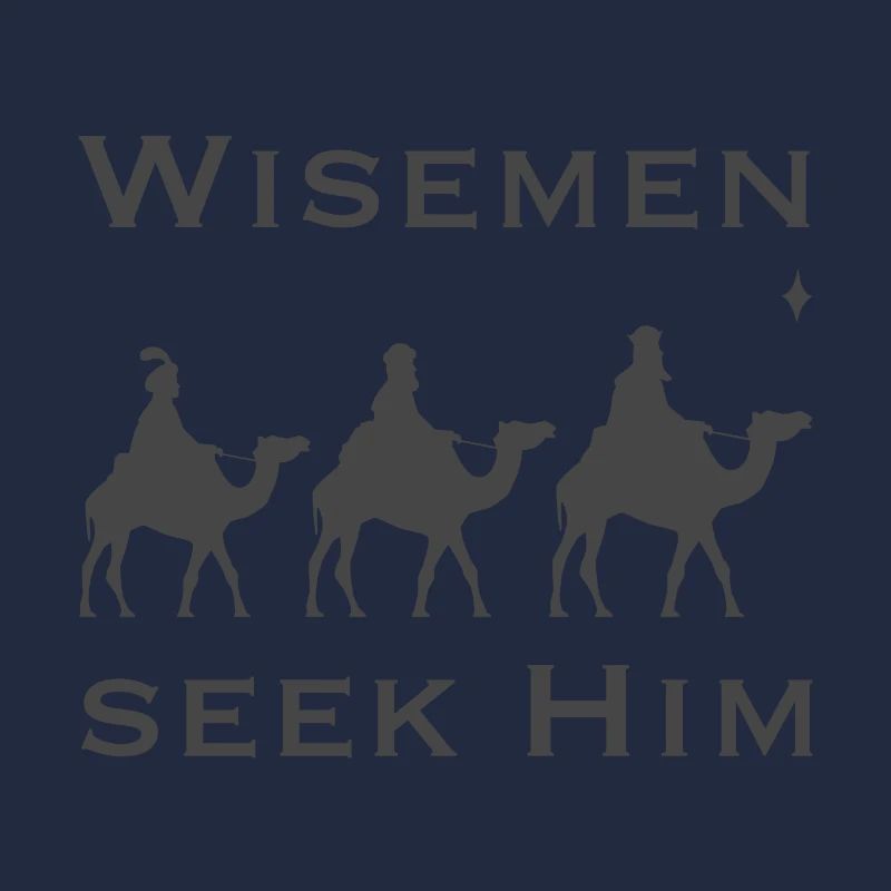 Christliche Weihnachtsdesign-Weise suchen ihn