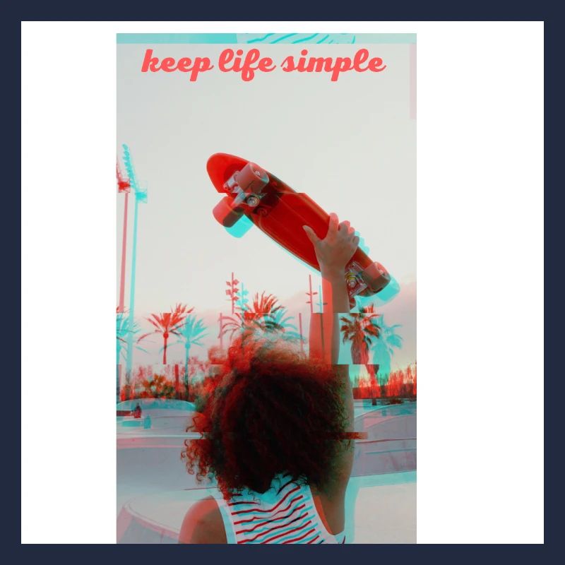 Halten Sie das Leben einfach