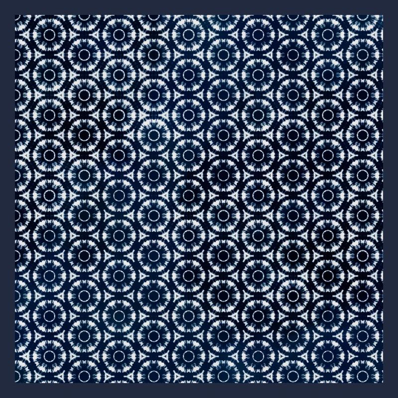 Silver Dunkel Blau Tie Dye Textile Muster