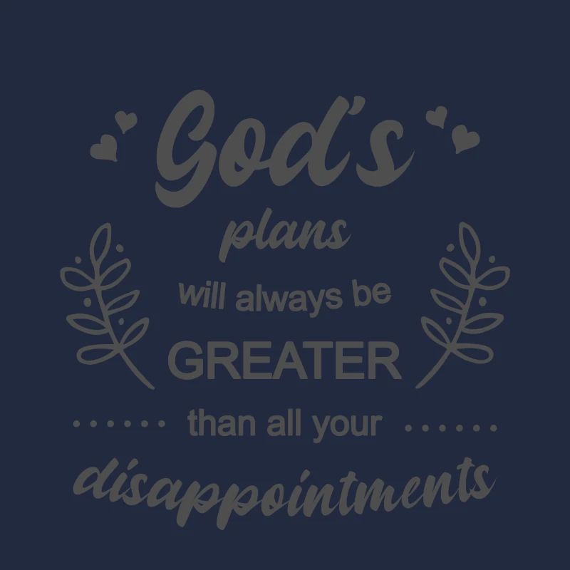 Christlicher Plan Gottes Pläne sind größer als unsere