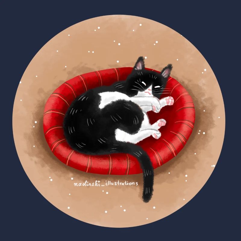 Chat dans le panier