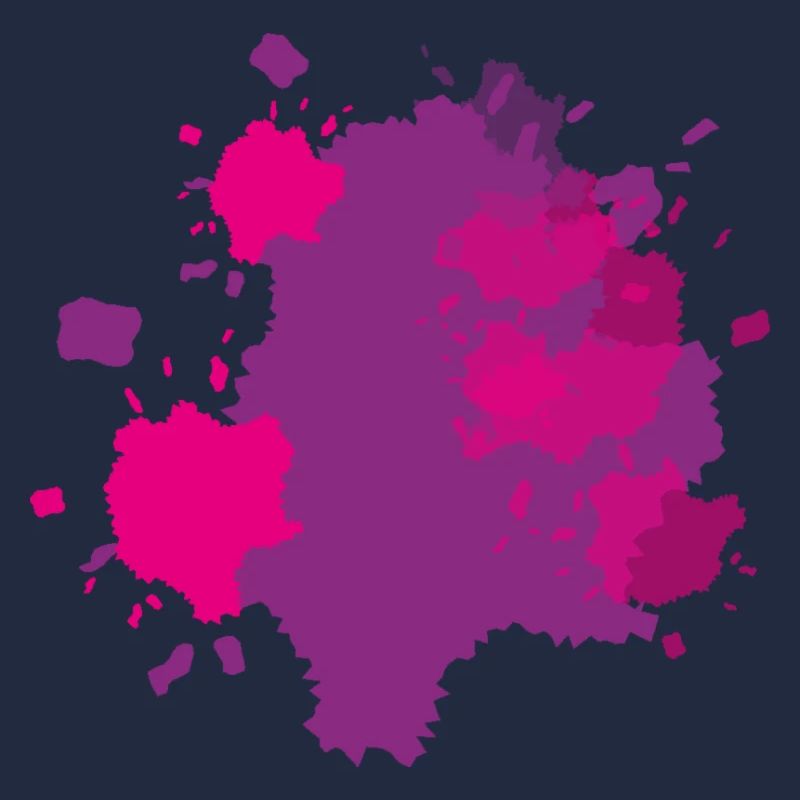 Taches de couleur de rose