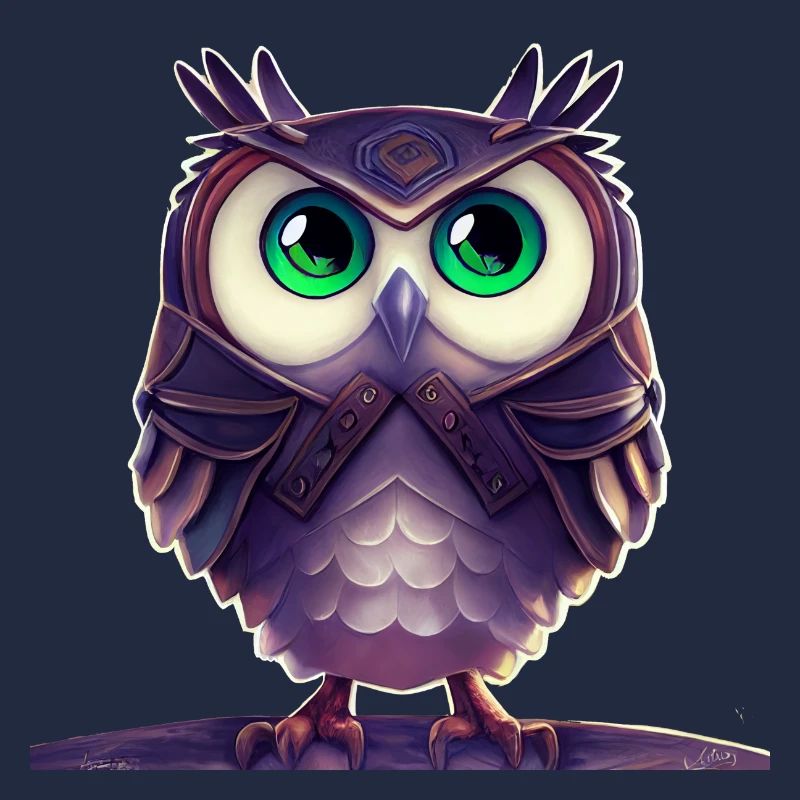 Owl with armor