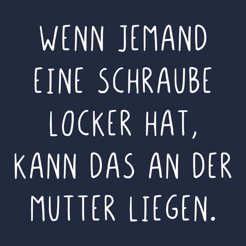Schraube locker kann an der Mutter liegen