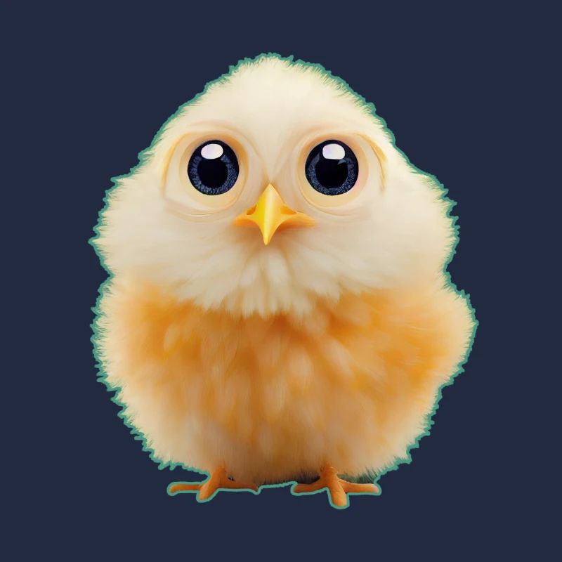 Fluffy chicks