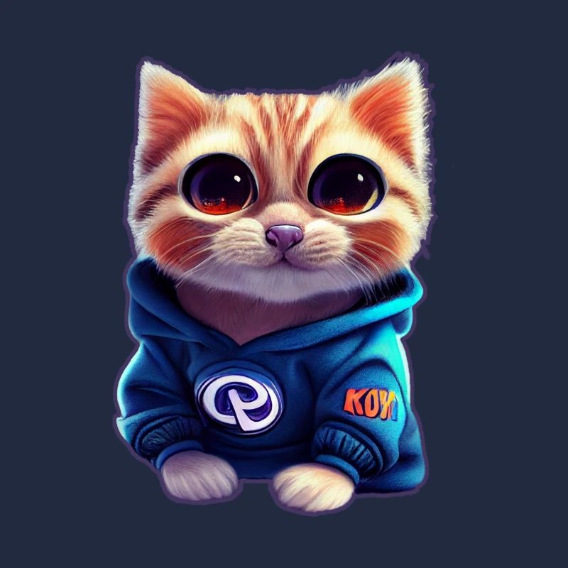 Baby Katze mit Pullover