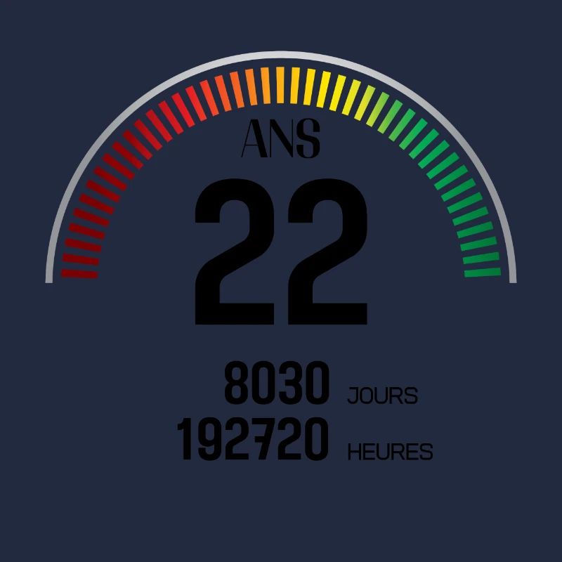 Anniversaire 22 ans Compteur