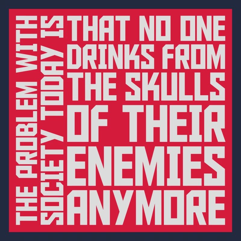 drinks from enemies skulls