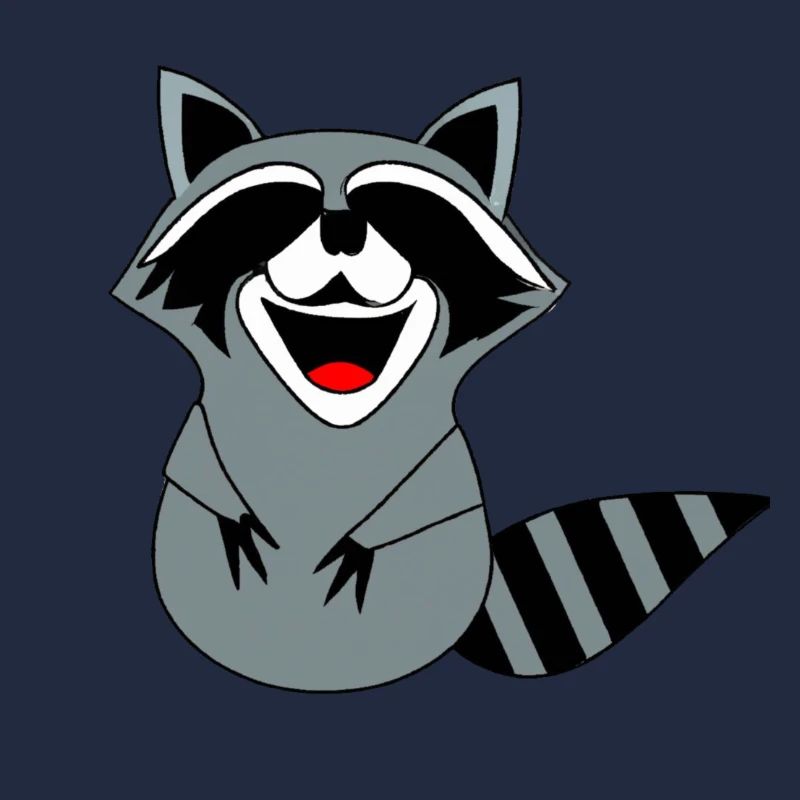 Waschbär Lächeln
