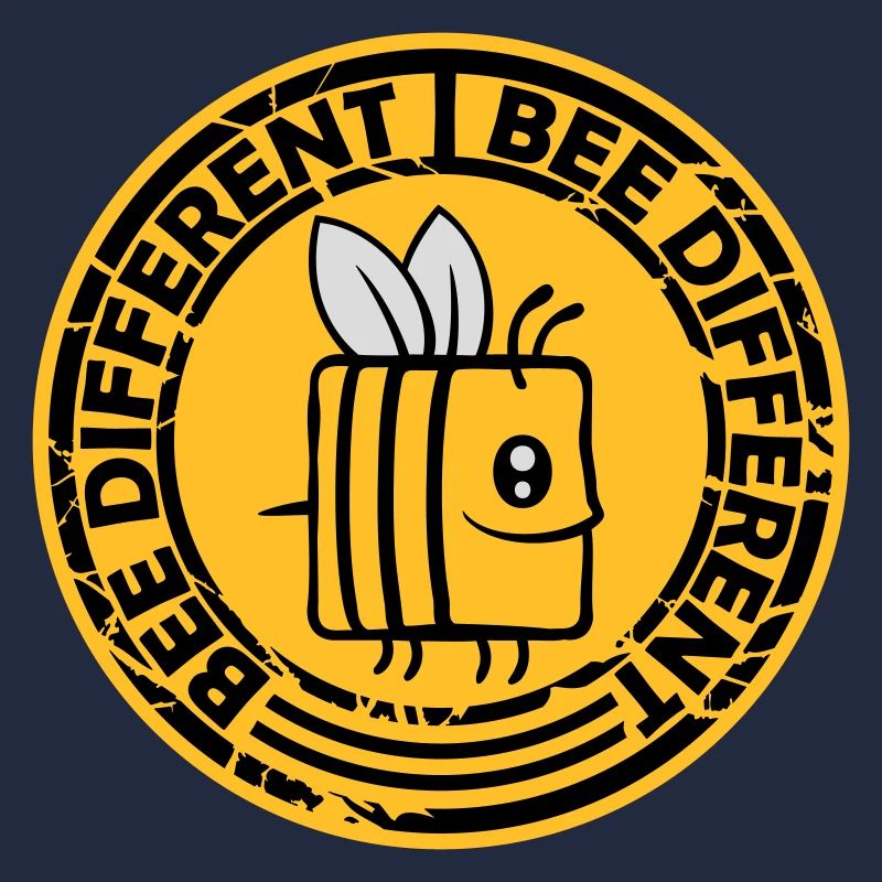 bee different Spruch Zitat
