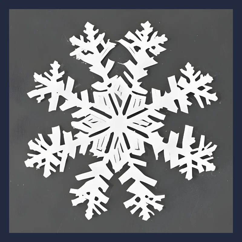 Einfache Schneeflocke