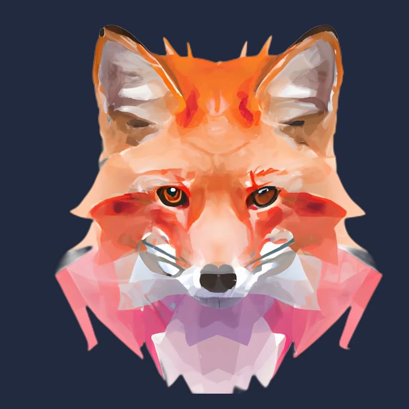 Abstrakter Polygon Fuchs