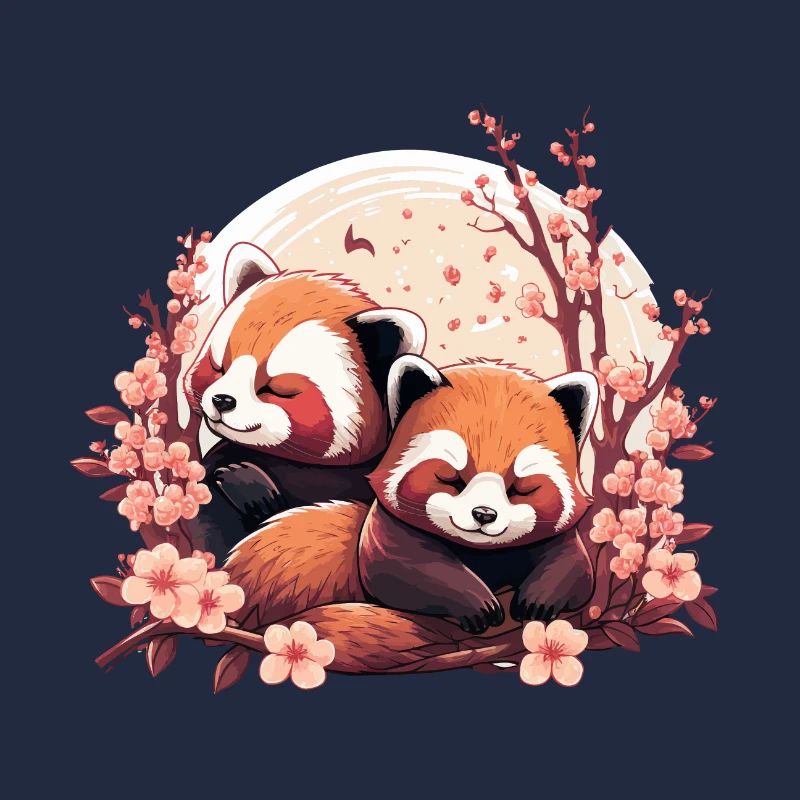 Sleeping Red Pandas