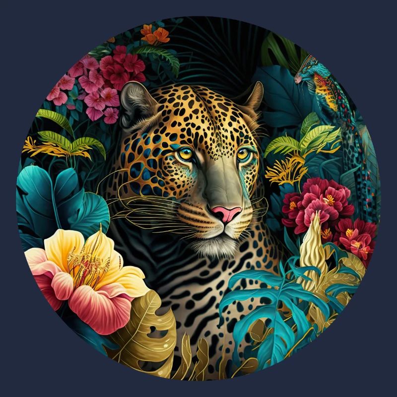 Leopard Jungle Blumen