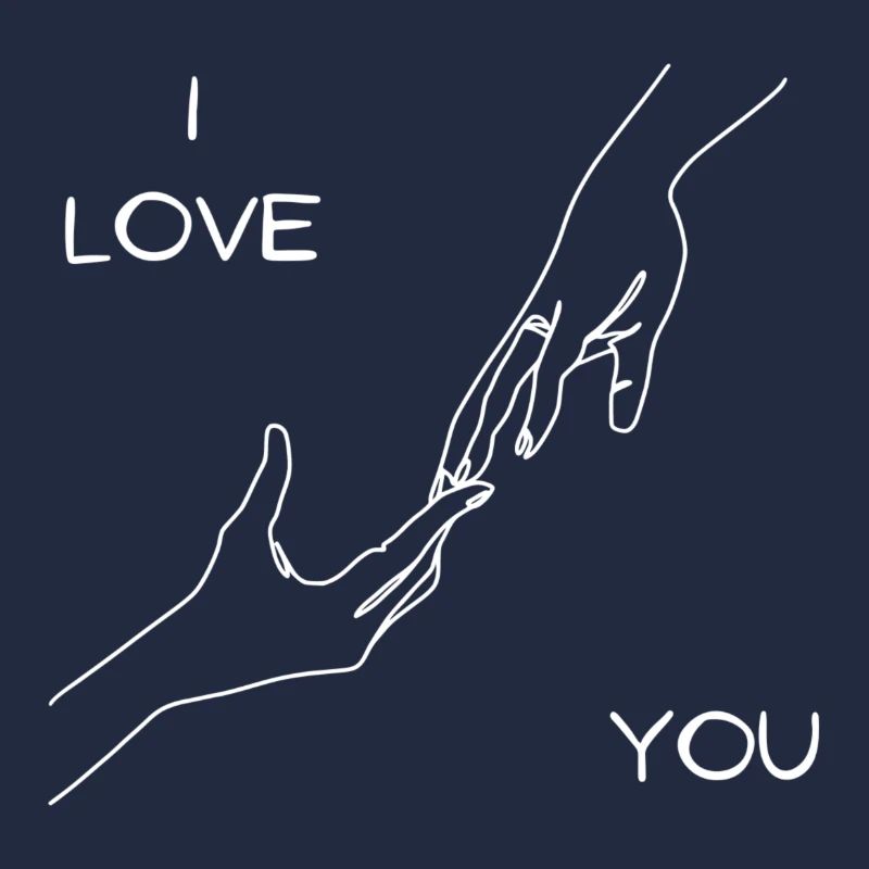I love you- hands that touch each other