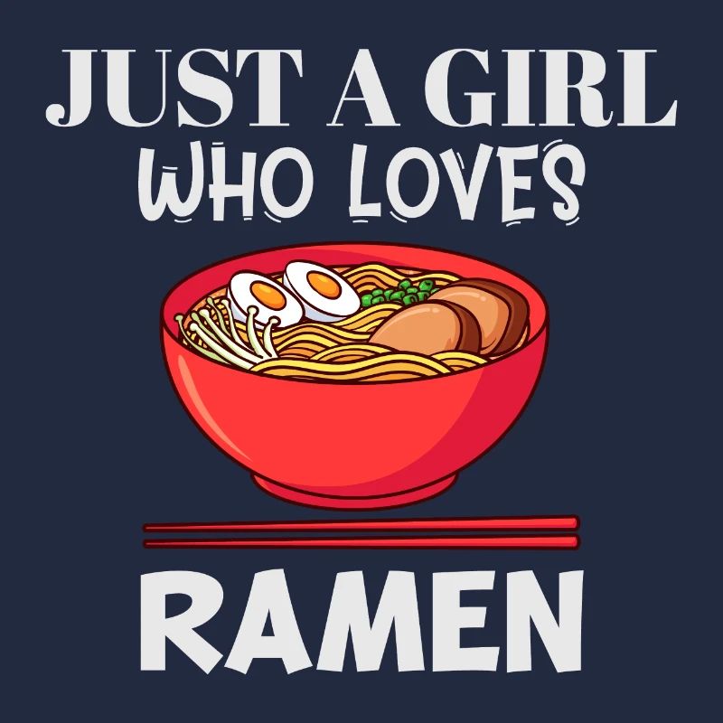 Nur ein Mädchen, das Ramen liebt