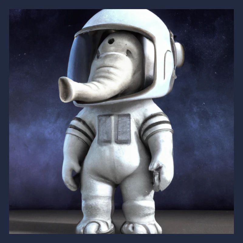 Astronauten-Elefant: Einzigartiges Design