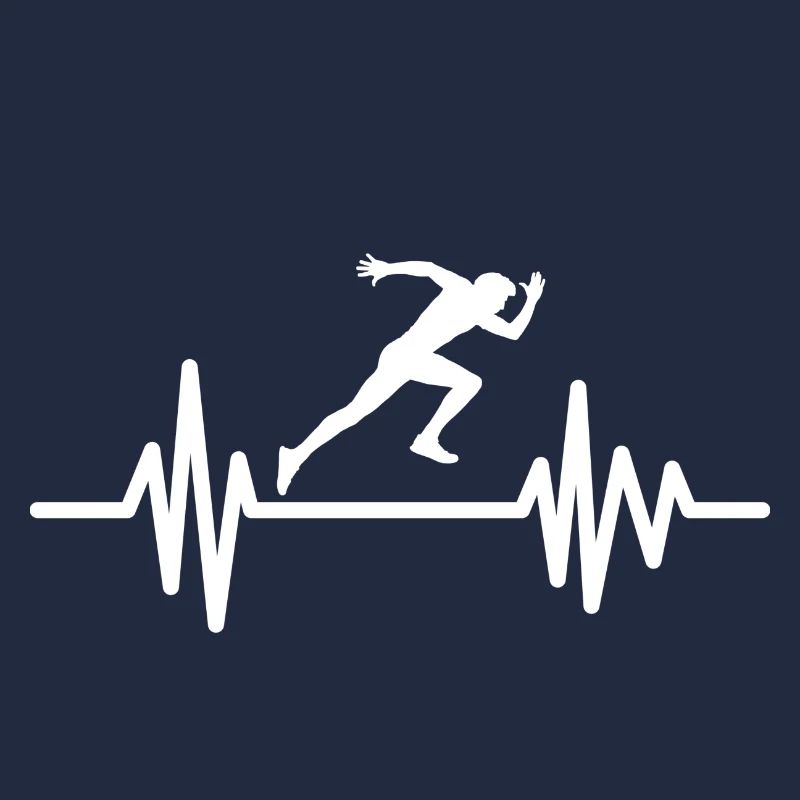Sprinter Herzschlag - Sport Design Geschenkidee