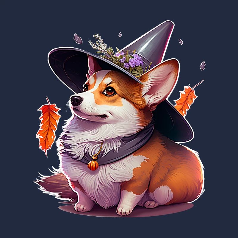 Corgi Sorcière à base de plantes