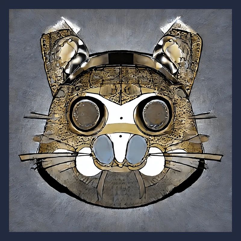 Abstrakter Hamster als Maske