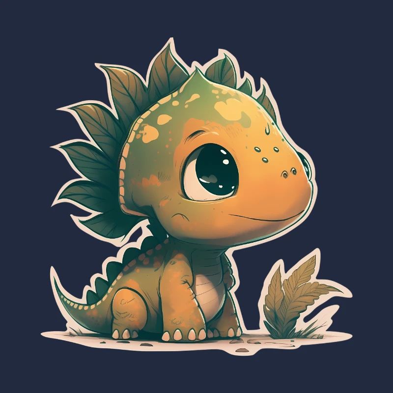 Petit mais courageux bébé Dino