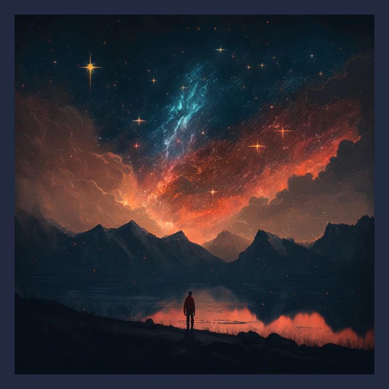 The Sky at midnight