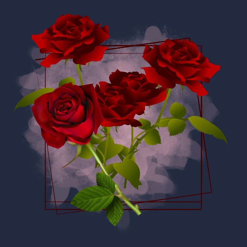 Fleurs cadre