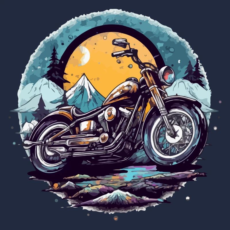 Motorrad-Chopper