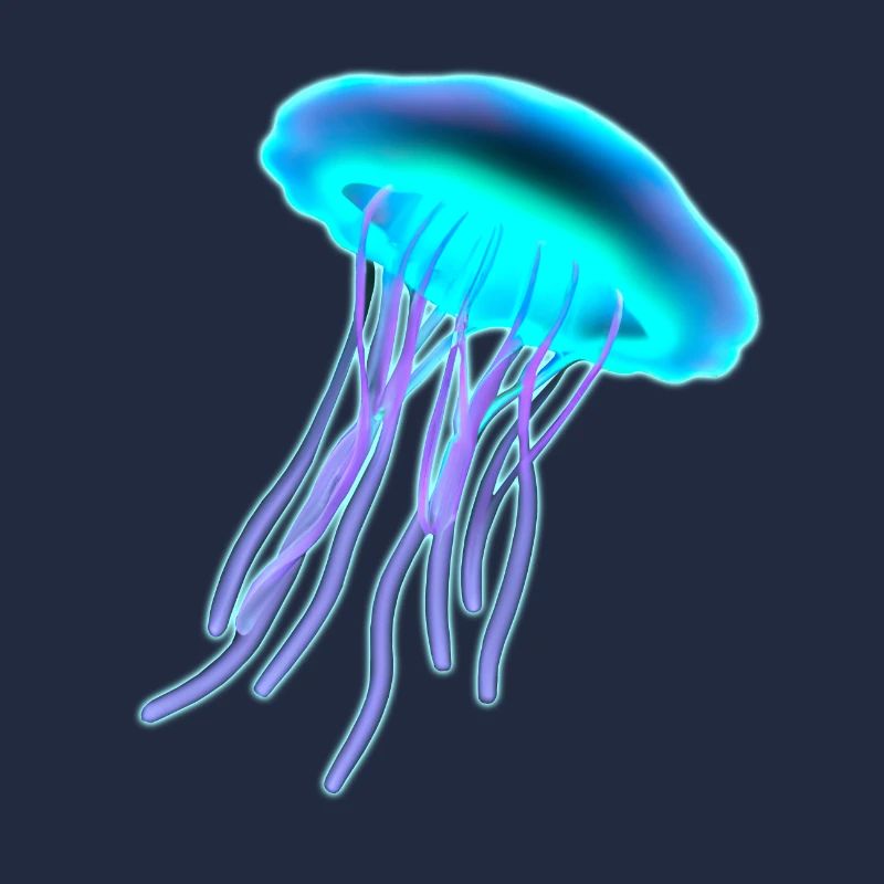 3D Méduses Méduses Créatures Marines Cadeau