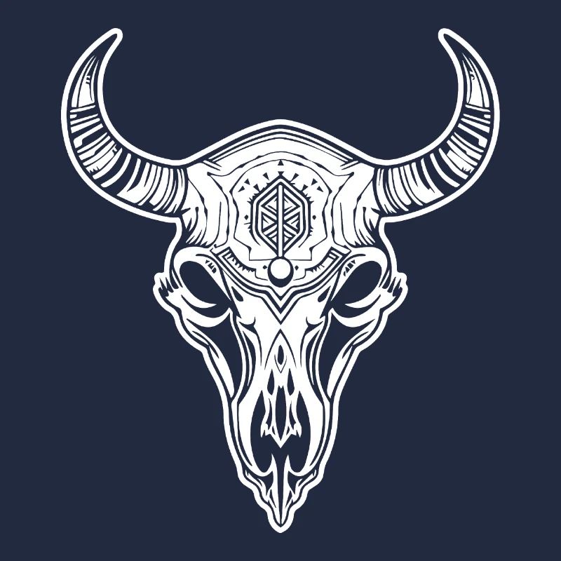 Cow Skull Boho