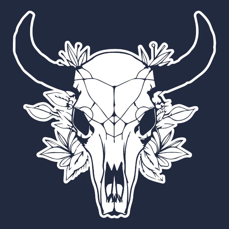 Cow Skull Boho