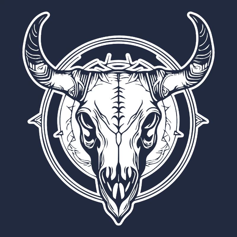 Cow Skull Boho