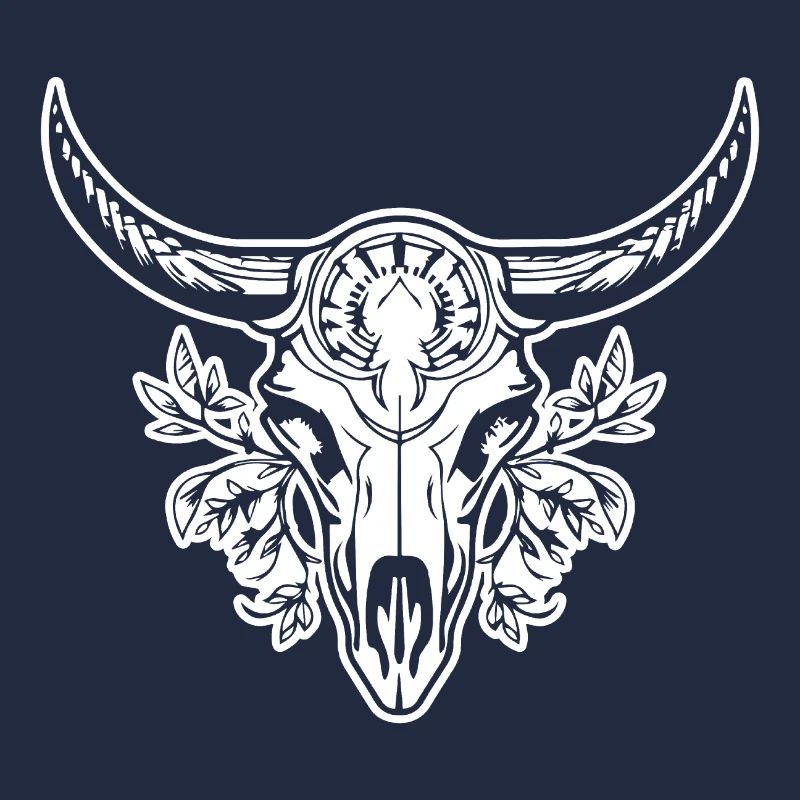 Cow Skull Boho