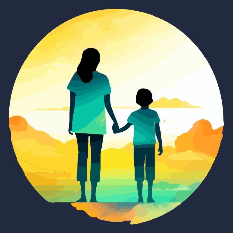 Mama und ihr Junge
