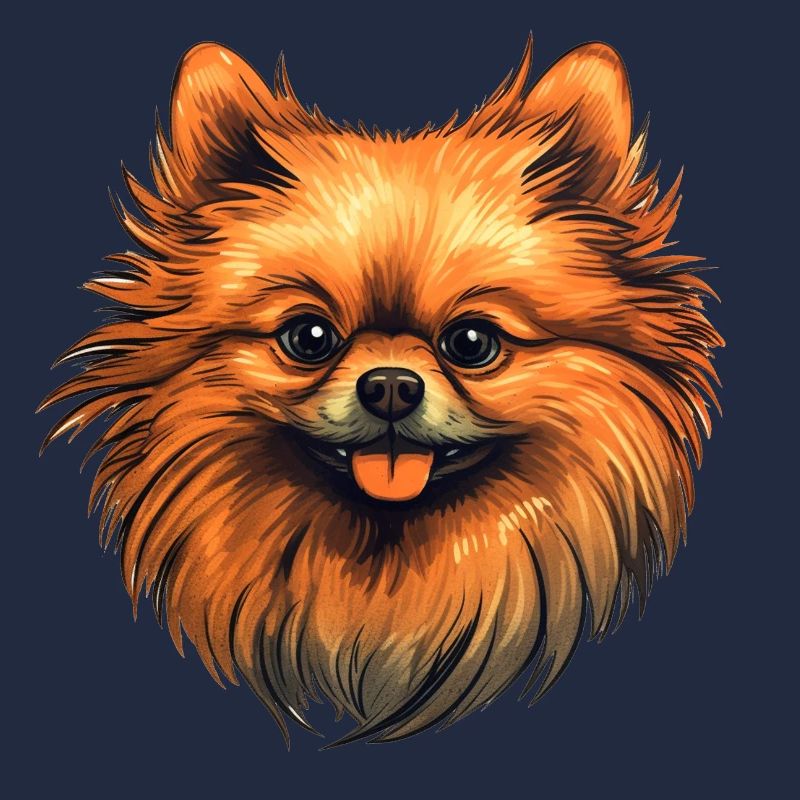 Dessin de Spitz miniature de Poméranie