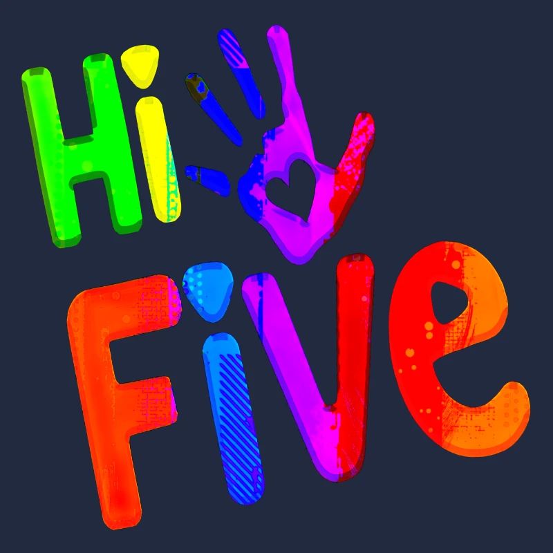 High Five Style Cool Hand Joke disant Hit Trend