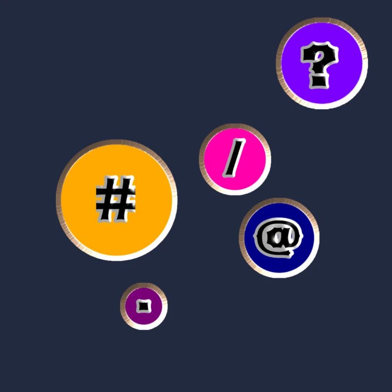 Buttons with characters