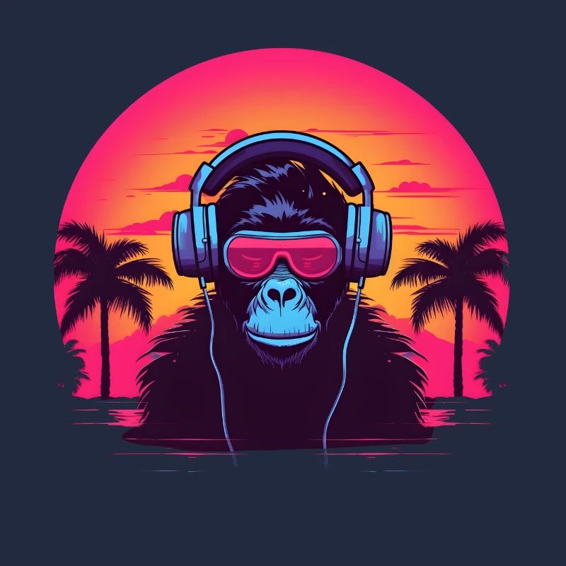 Synthwave DJ Ape