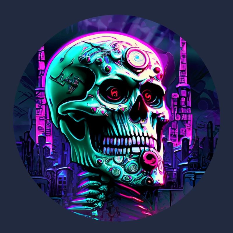 Cyberpunk Skull