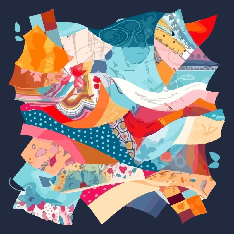 Patchwork de tissu n°3