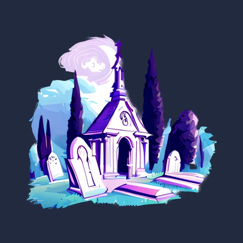 Cemetery, graves, graves, mausoleum
