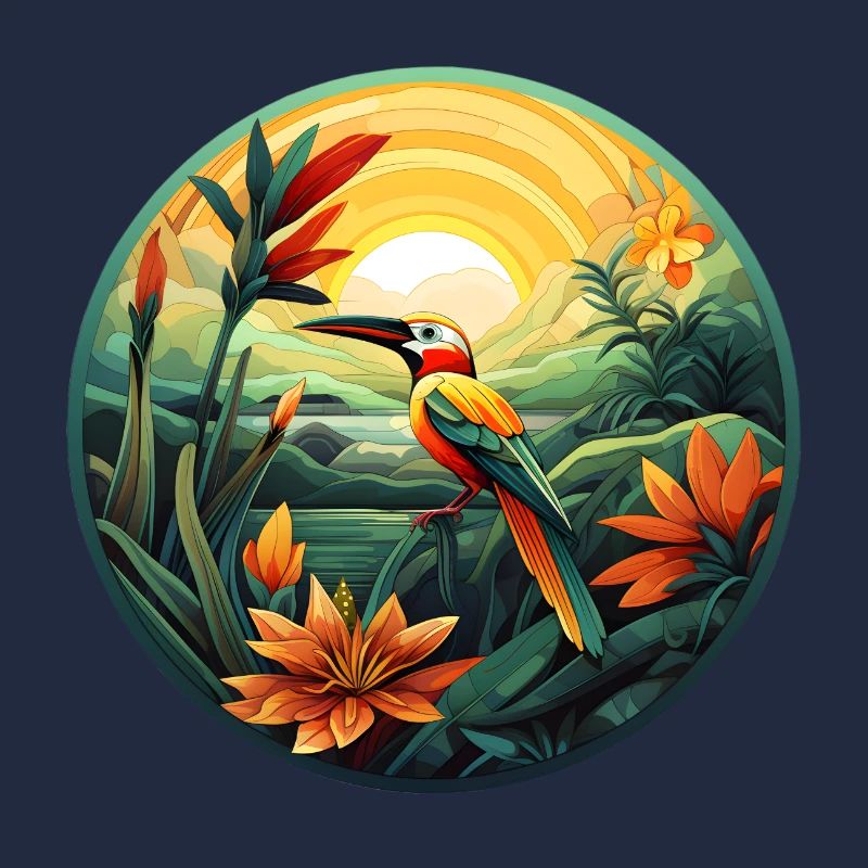 Oiseau au paradis