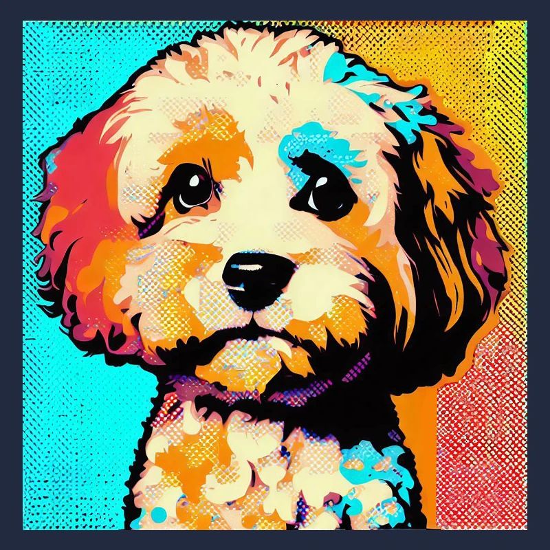 Cavapoo Pop Art