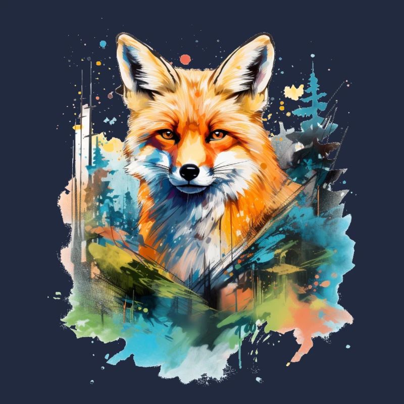 Rotfuchs, Aquarellfuchs