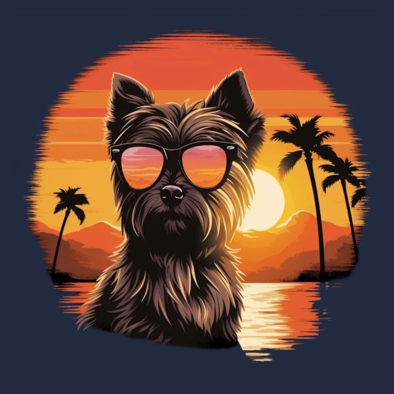 Yorkshire Terrier mit Sonnenbrille