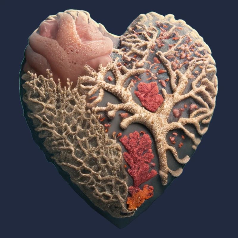Coeur de pierre de la mer