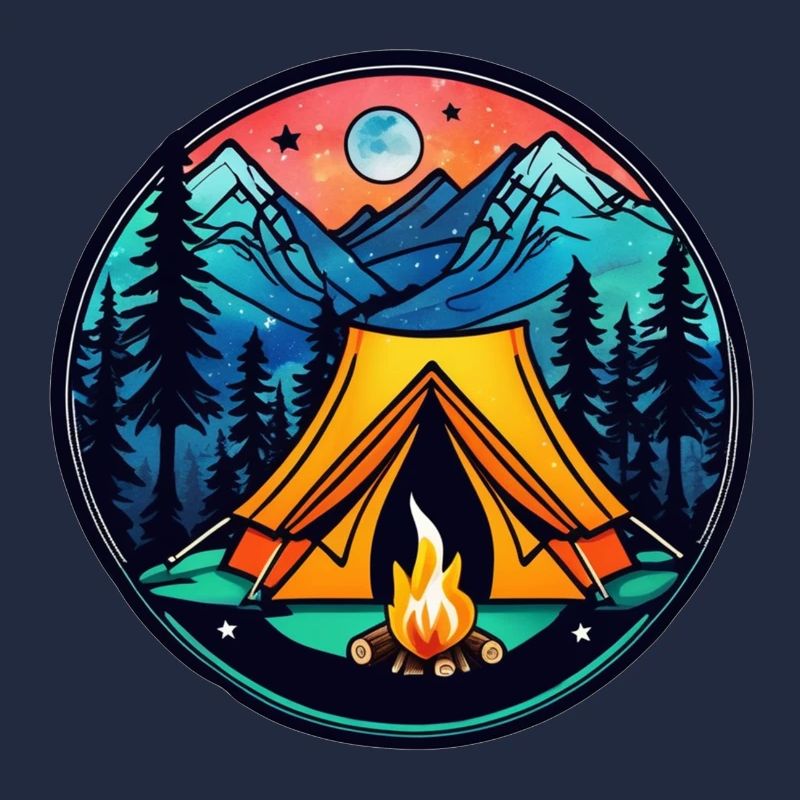 camping et feu de camp
