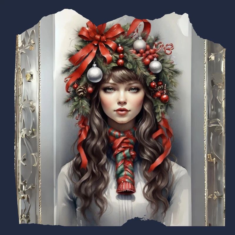 Weihnachtsmann Heiligabend Mitternachtsmesse Weihnachtsbaum Geschenke